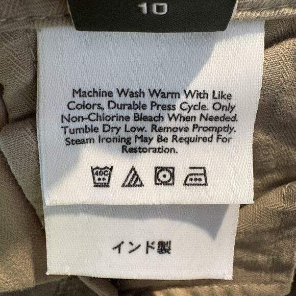 Eddie Bauer Beige Vashon Fit Straight Leg Cargo Pants Womens Size 10 (274) - Picture 5 of 6